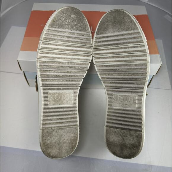 Naturalizer SOUL Turner Slip On Sneaker soft gold faux leather - Picture 7 of 8